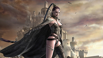 Fantasy - Women Warrior and Backgrounds HD wallpaper