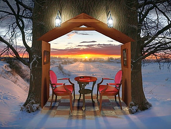 Winter Place, winter, place, view, cool, beautiful HD wallpaper