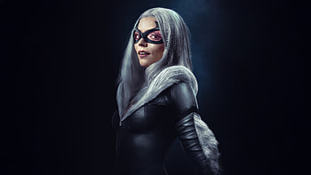 Felicity Jones As Black Cat, felicity-jones, black-cat, superheroes, artwork, art, digital-art, ai HD wallpaper