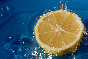Citrus close-up, , Slice of lemon, CC-licensed HD wallpaper