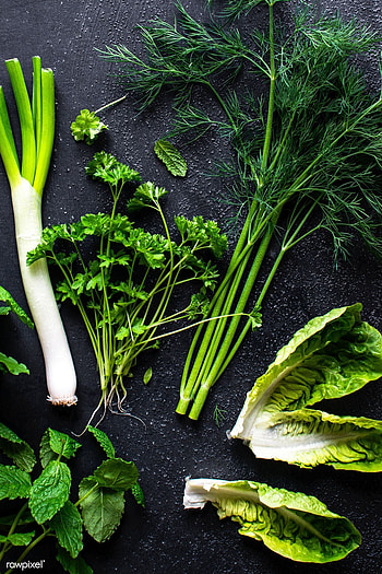 Fresh organic herbs, Vibrant greens, Nourishing salads, Healthy ingredients HD phone wallpaper