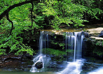 waterfalls, grenery, beautiful, water, water falls HD wallpaper