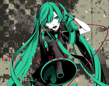 miku hatsune, miku, green, hatsune, cool, cute, vocaloid, nice HD wallpaper