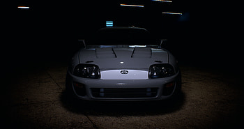Grey, Toyota Supra, vidoe game, Need for speed HD wallpaper