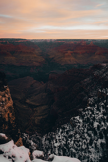 Landscape, Nature, Mountains, Canyon, View From Above, Valley HD phone wallpaper