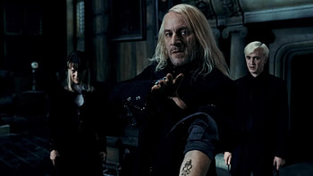 Lucius Malfoy, Sinister aura, Pureblood legacy, Wizarding aristocracy HD wallpaper