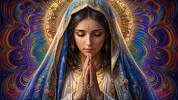 Sacred Serenity: Virgin Mary HD wallpaper