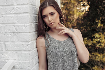 Model, women, girl, hair HD wallpaper