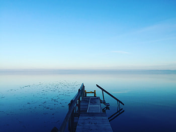 Pier , pier, nature HD wallpaper