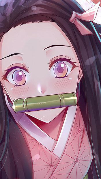Demon Slayer: Kimetsu no Yaiba, Anime, Demon Slayer: Kimetsu no Yaiba, Nezuko Kamado HD phone wallpaper