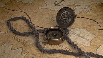 Artstation compass, Digital art, Creative design, Artistic interpretation HD wallpaper