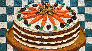 Delicious Carrot Cake - Ultra, carrot cake, cake, carrot, dessert, frosting HD wallpaper