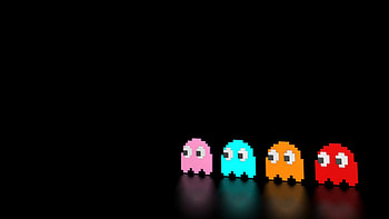 Â· Back. video games ghosts pacman retro games black background HD wallpaper