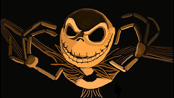 Jack Skellington digital painting HD wallpaper