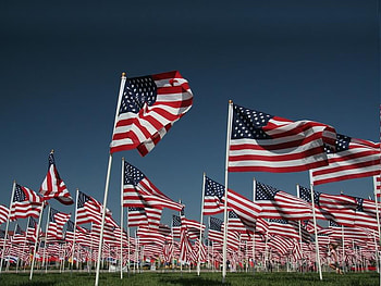 Waving Flag, blue, waving, white, graphy, colors, flag, daylight, day, abstract, states, united, red, nature, sky HD wallpaper