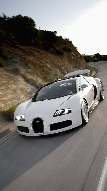 Bugatti Car, White HD phone wallpaper