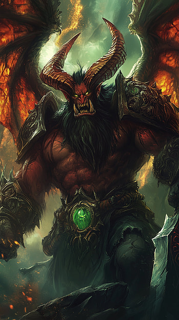 Dark Orc Legends: Epic World of Warcraft, video game, World of Warcraft, orc, monster HD phone wallpaper