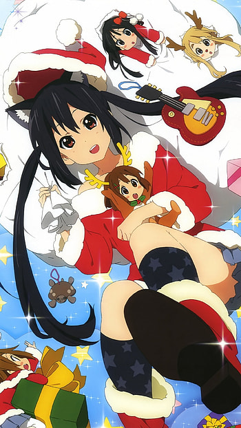 K-On!, Christmas anime, Mobile HD phone wallpaper