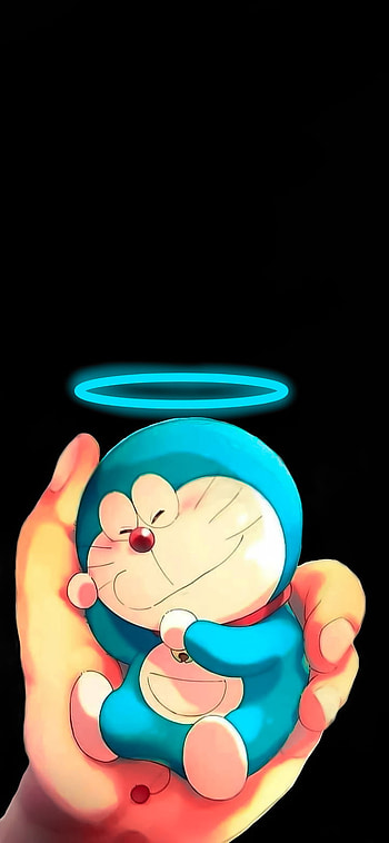 Doremon, finger, cartoon HD phone wallpaper