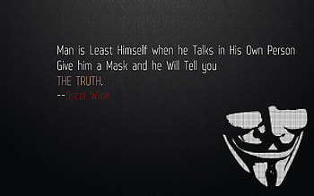 Anonymus Hacker Message, computer, anonymus, hacker, quotes, message HD wallpaper