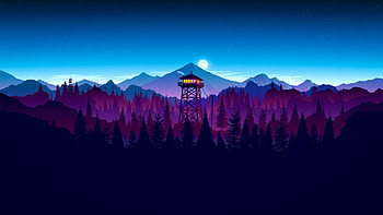 firewatch night 59155 HD wallpaper