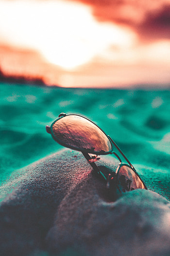 Sand, Macro, Blur, Smooth, Close-Up, Sunglasses HD phone wallpaper