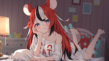 Hakos Baelz Holololive Virtual Youtuber, Baelz Holololive, anime, Virtual Youtuber, Hakos HD wallpaper