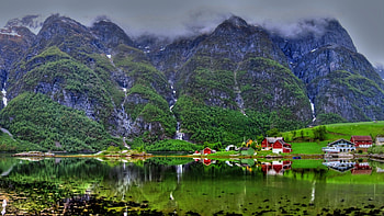 Norwegian Fjords, Scenic , Nature's beauty, Norway landscapes HD wallpaper
