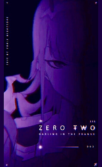 Zero Two, ZeroTwo, Purple HD phone wallpaper