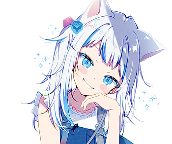 Gawr Gura, Hololive, Anime, Virtual Youtuber HD wallpaper