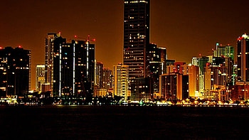 Miami Beach Night HD wallpaper