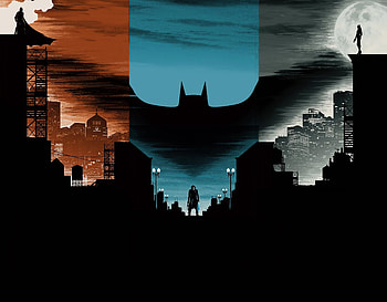 The Dark Knight, Series of movies, minimal, art HD wallpaper