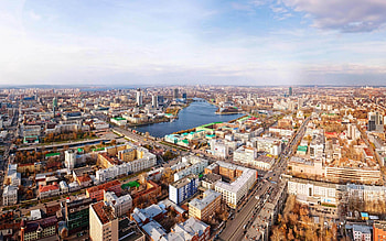 Cities, Panorama, Street, Russia, Yekaterinburg, Ekaterinburg, Karl Liebknecht, Carla Liebknecht HD wallpaper