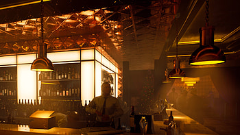 Vampire: The Masquerade - Bloodlines 2 - Atmospheric Bar Scene, video game, Vampire: The Masquerade - Bloodlines 2 HD wallpaper