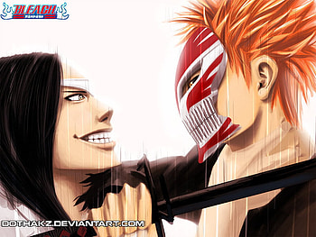 vizard vs espada, vizard, espada, bleach, two of the beast HD wallpaper
