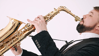 Saxo, Musician playing, stock video, Music instrument HD wallpaper