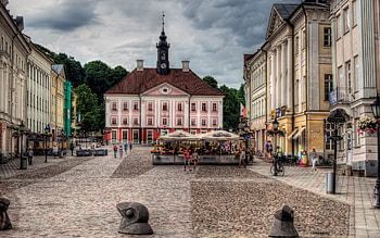 11 cities Estonia, , Background HD wallpaper