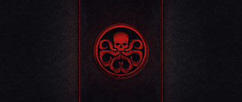 skull, captain america, style, minimalism, tentacles, sign, hydra HD wallpaper