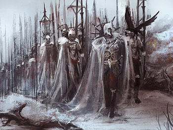 the emperor's soldiers, bird, , soldiers, weapons, guard, armor, the emperor s, fantasy, spears HD wallpaper