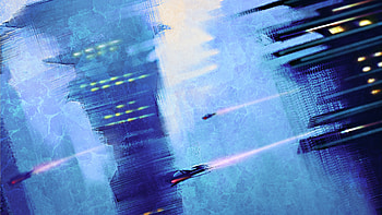 City Doodle, city, scifi, artist, artwork, digital-art, deviantart HD wallpaper