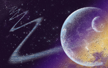 Abstract, Universe, Shine, Brilliance, Planet HD wallpaper