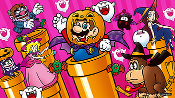 Super Mario, Pauline (Mario), Donkey Kong, Princess Peach, Wario HD wallpaper