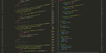 Close-up of highlighted HTML and CSS code on a dark screen, suitable for tech themes. HD wallpaper