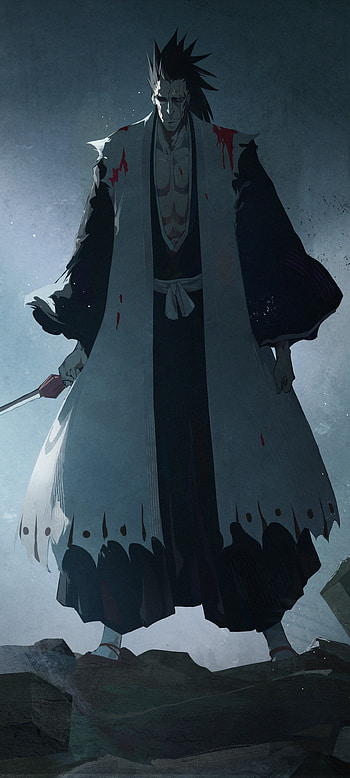 Kenpachi Zaraki, Kenpachi Zaraki, Anime, Bleach HD phone wallpaper