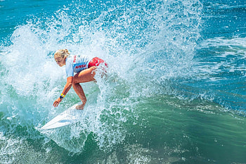 Paul Mitchell, Girl Surfing HD wallpaper