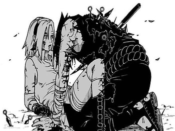Sasuke Protects Sakura, sasuke, naruto, protect, sakura HD wallpaper