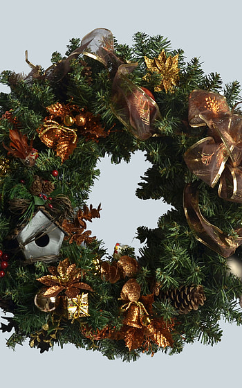 Christmas wreaths, Merry celebrations, Vibrant , Yuletide joy HD phone wallpaper