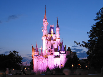 Architecture, Castles, Walt Disney HD wallpaper