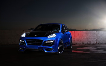 Porsche Cayenne Magnum Sport, cayenne, blue cars, side view, cars, porsche, vehicles, porsche cayenne HD wallpaper