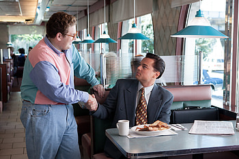 Jonah Hill, The Wolf of Wall Street, Leonardo DiCaprio HD wallpaper